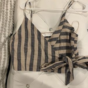 Nordstrom ASTR the label wrap tie tank top